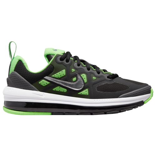 

Nike Boys Nike Air Max Genome - Boys' Grade School Running Shoes Black/Green Size 05.0