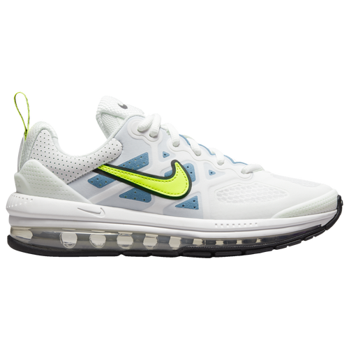 

Nike Girls Nike Air Max Genome - Girls' Grade School Running Shoes White/Volt/Black Size 6.5