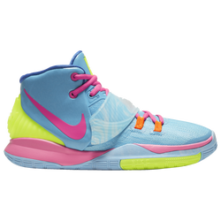 Boys' Grade School - Nike Kyrie 6 - Baltic Blue/Hyper Pink/Hyper Royal