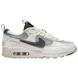 Women's - Nike Air Max 90 Futura - Gray/White/Brown