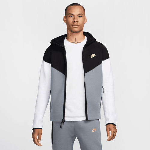 

Nike Mens Nike Tech Fleece Full-Zip WR Hoodie - Mens Black/Grey Size M