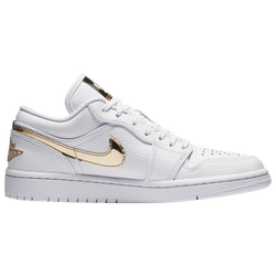 Women's - Jordan AJ 1 Low - Gold/White