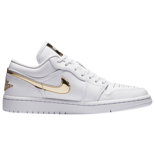 

Jordan Womens Jordan AJ 1 Low - Womens Basketball Shoes Gold/White Size 06.0