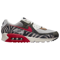 Men's - Nike Air Max 90 - Grey/Red/Black