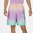 Jordan Sport DNA HBR Pool Shorts - Men's Orange/Teal/Pink