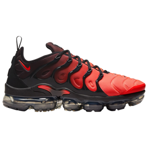 Nike women's air outlet vapormax plus shoe black/red/violet