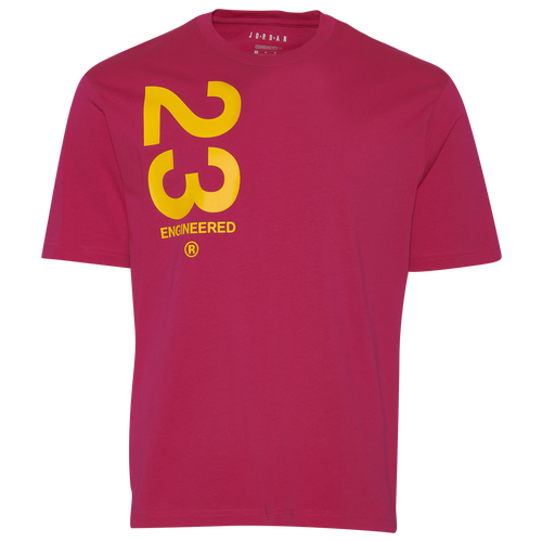 

Jordan Mens Jordan 23 Engineered 85 Wordmark T-Shirt - Mens Pink/Pink Size L