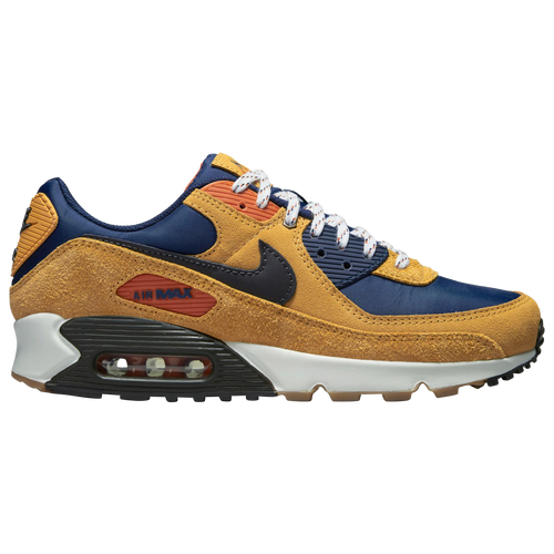 Nike air max 90 orange clearance blue