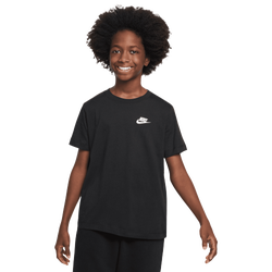 Boys' Grade School - Nike NSW EMB Futura T-Shirt - Black