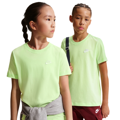 Nike NSW EMB Futura T-Shirt - Nike Light Liquid Lime/White