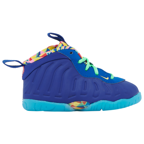 

Boys Nike Nike Little Posite One - Boys' Toddler Shoe Blue/Blue/Yellow Size 05.0