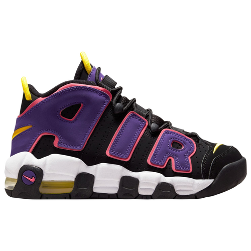 

Boys Nike Nike Air More Uptempo - Boys' Grade School Basketball Shoe Black/Multi Size 06.5