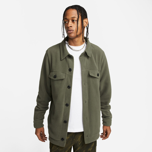 Nike Mens  Nsw Spu Jacket In Cargo Khaki/cargo Khaki