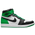 Jordan Retro 1 High OG - Men's White/Green/Black