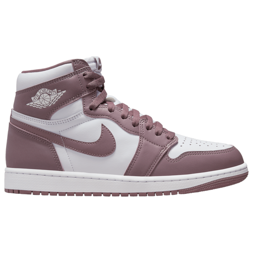 Shop Jordan Mens  Retro 1 Hi Og Rmstd In White/purple/white