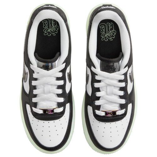 Nike Air Force 1 LV8 Big Kids Shoes White Vapor Green Black