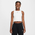 Nike Rib Dance Tank - Girls' Grade School White/Black