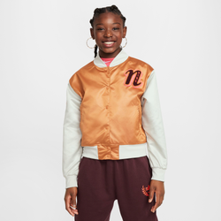 Girls' Grade School - Nike NSW Varsity Star Jacket - Brown/Brown