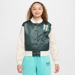 Girls' Grade School - Nike NSW Varsity Star Jacket - Green/Brown