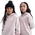 Nike NSW Club Fleece Oversized PO Hoodie - Girls' Grade School White/Platinum Violet