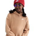 Nike NSW Club Fleece Oversized PO Hoodie - Nike Hemp/White
