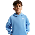 Nike NSW Club Fleece Oversized PO Hoodie - Nike University Blue/White