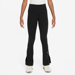 Girls' Grade School - Nike Dri-FIT One Tight Flare - Black/White