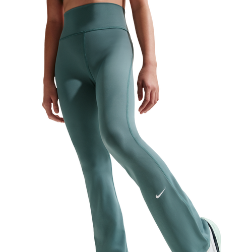 Nike Dri-FIT One Tights Flare - Nike Mineral Slate/White