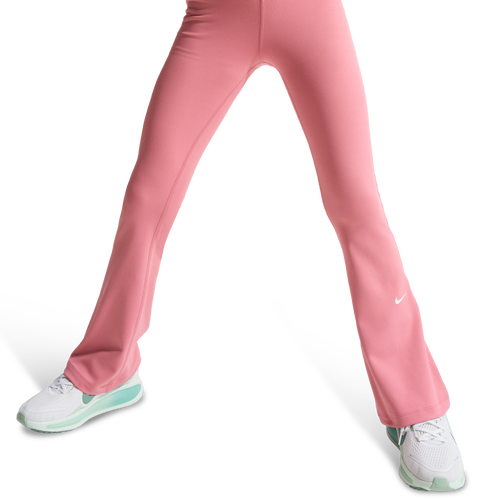 Nike Dri-FIT One Tights Flare - Nike White/Peony