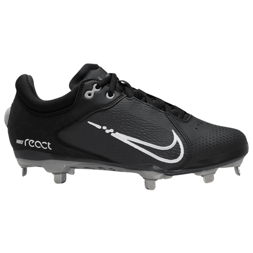 

Nike Womens Nike Hyperdiamond 4 Elite - Womens Baseball Shoes Smoke Grey/Black/White Size 7.5