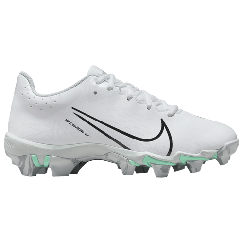 

Nike Girls Nike Hyperdiamond 4 Keystone - Girls' Grade School Baseball Shoes White/Black/Pure Platinum Size 4.5