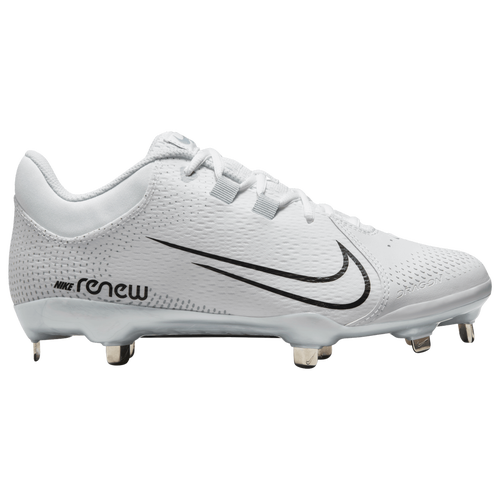 

Nike Womens Nike Hyperdiamond 4 Pro - Womens Baseball Shoes White/Black/Pure Platinum Size 7.0