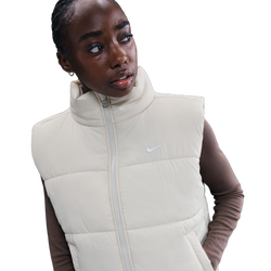 Women's - Nike NSW Therma-FIT Classic Vest - Light Bone/White