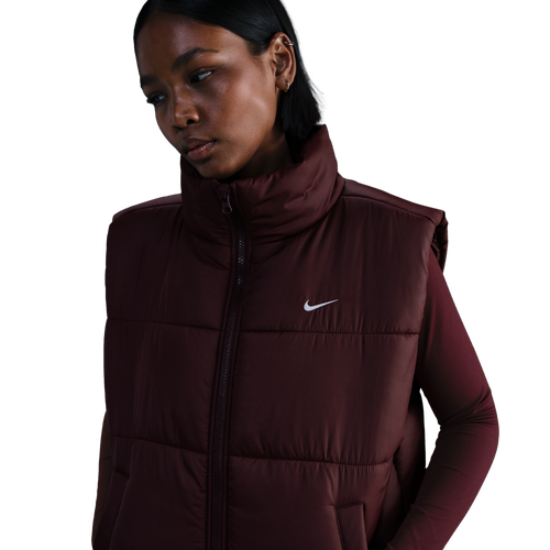 Nike NSW Therma-FIT Classic Vest - Nike Burgundy Crush/White