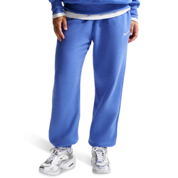 Women's - Nike Phoenix HR OS Pants - Lt Medium Blue/Sail