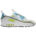 White/Blue Fury/Black- Nike Air Max 90-wh/bl/bk/vl