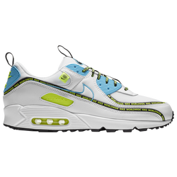 Men's - Nike Air Max 90 - White/Blue Fury/Black