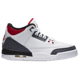 White/Red/Black - Jrdn Gsb Retro 3 Dnm-wh/rd/bk
