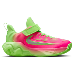 Boys' Preschool - Nike Giannis Immortality 4 - Iron Grey/Hyper Pink/Lime Blast