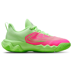 Boys' Grade School - Nike Giannis Immortality 4 - Lime Blast/Hyper Pink/Iron Grey