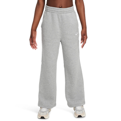 Girls' Grade School - Nike NSW Club Fleece WL Pants - Base Grey/Dark Heather