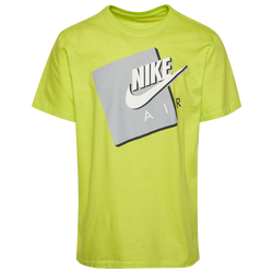 Men's - Nike Air Box T-Shirt - Volt/Grey