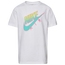 Nike Air Fade S/S T-Shirt - Boys' Grade School White/Teal/Hyper Pink
