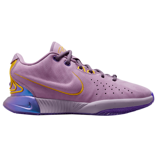 

Nike Boys Nike Lebron XXI - Boys' Grade School Basketball Shoes Purple/Yellow Size 5.5