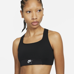 Women's - Nike Swoosh Air Bra - Black/Black