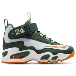 Boys' Grade School - Nike Air Griffey Max 1 - White/Bright Mandarin/Fir