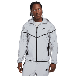 Men's - Nike Reflect Tech Woven Full-Zip Jacket - Reflect Silver/Black