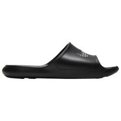 Women's - Nike Victori Shower Slide - Black/White/Black