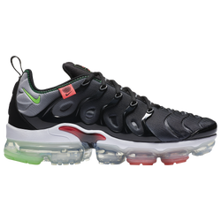 Men's - Nike Air Vapormax Plus - Black/Green Strike/Flash Crimson