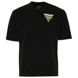 Men's - Jordan Flight Essential Washed Graphic T-Shirt - Black/Pink